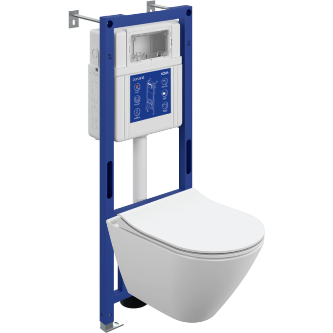 Комплект CERSANIT CITY SMART DPL EO slim инсталляция AQUA 40 SMART M LP 69323